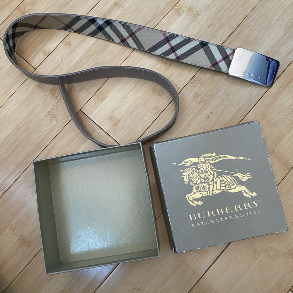 Authentic Burberry belt